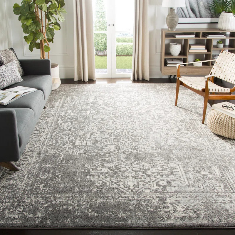 Elson Oriental Gray/Ivory Area Rug | Wayfair North America