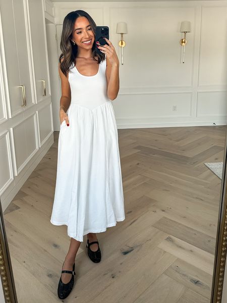 Casual outfit 🤍 Shop the LTK Spring Sale and save 25% OFF American Eagle! Wearing size xs dress 

Spring outfit 
Spring dress 
White dress 

#LTKSpringSale #LTKstyletip #LTKfindsunder100