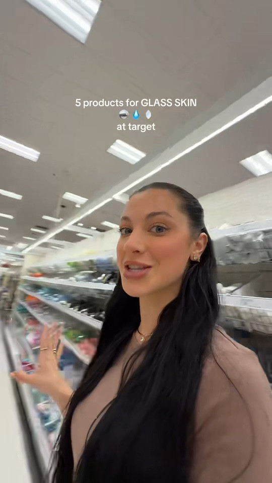My top 5 products for glass skin at Target 🪩💧🪞