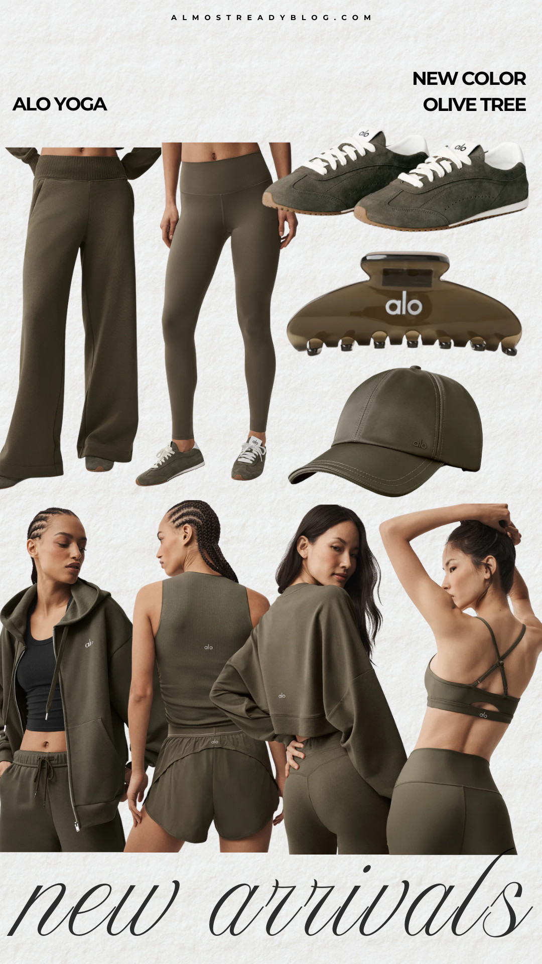 Alo Yoga new color Olive Tree, athleisure, activewear, workout clothes, gyme clothes, fitness clothes, amanda west, almost ready blog. 

 

#LTKActive