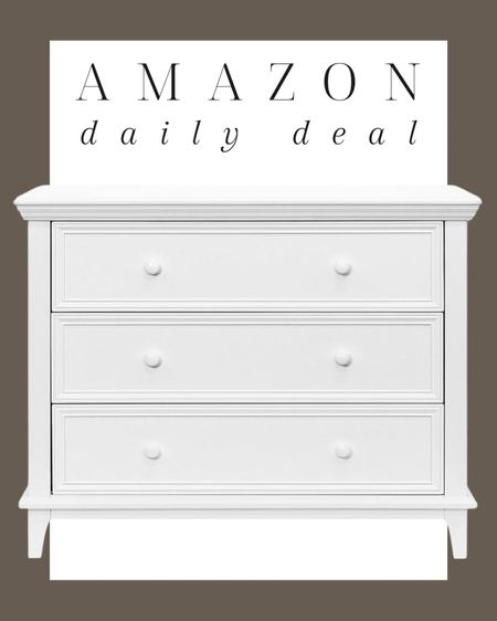 Amazon daily deal ✨this three drawer dresser is over half off right now! Could also be used as a nightstand. 

Bedroom, guest room, primary bedroom, bedroom inspiration, bedroom furniture, dresser, nightstand, Amazon sale, sale, sale finds, sale alert, Modern home decor, traditional home decor, budget friendly home decor, Interior design, look for less, designer inspired, Amazon, Amazon home, Amazon must haves, Amazon finds, amazon favorites, Amazon home decor #amazon #amazonhome

#LTKhome #LTKsalealert #LTKstyletip
