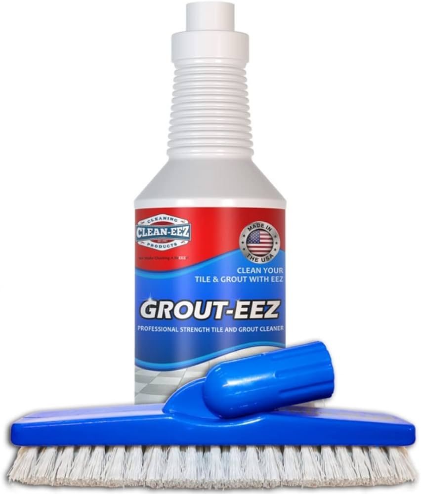 Clean-eez Grout Cleaner: Heavy-Duty Formula Safe for Colored Grout, Ideal for Bathrooms & Kitchen... | Amazon (US)