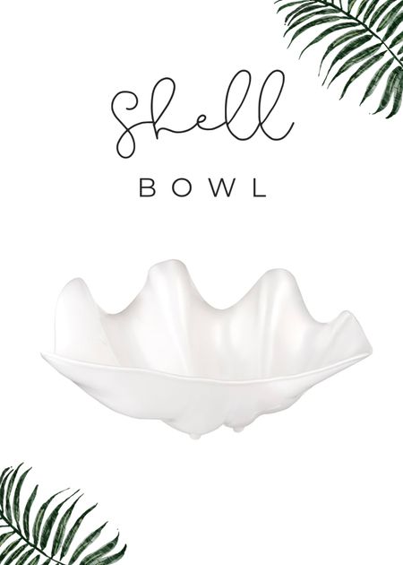 Shell Bowl - plastic, perfect for parties as an ice bucket, chip holder, desserts, or even to put party favors in! 🐚


#LTKSeasonal #LTKhome #LTKparties