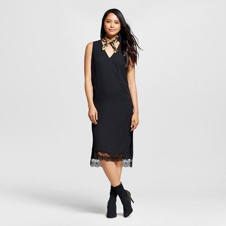 Women's Lace Trim Tank Dress - Who What Wear | Target
