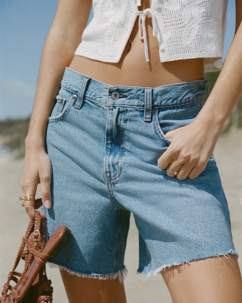 High Rise Loose Short | Abercrombie & Fitch (US)