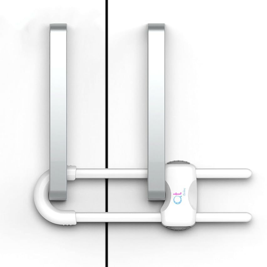 QT BABY Baby Proofing Cabinet Locks | Adjustable U Shaped Baby Safety Latches for Drawers, Fridge... | Amazon (US)