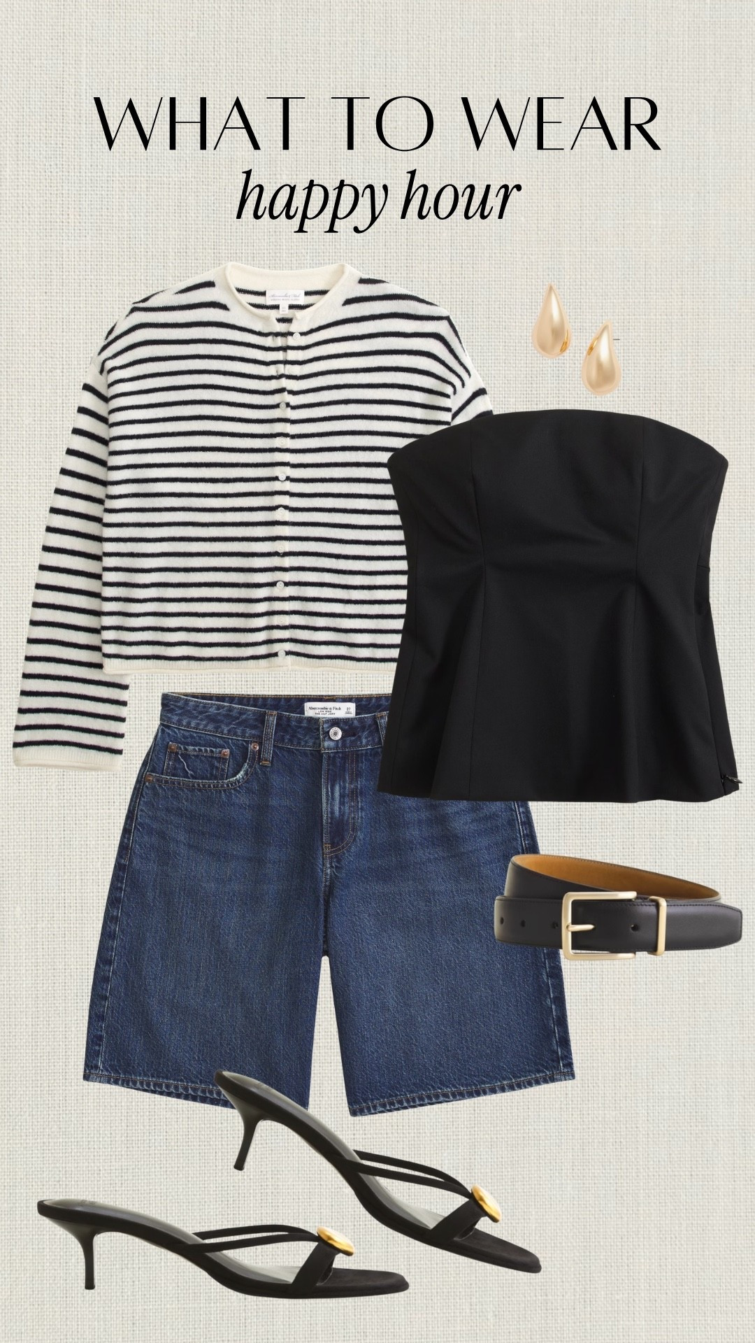 Pre-fall happy hour outfit from @abercrombie ! 40% denim, 20% off almost everything else + use code DENIMAF to get a stackable 15% off

#LTKootd #LTKSaleAlert