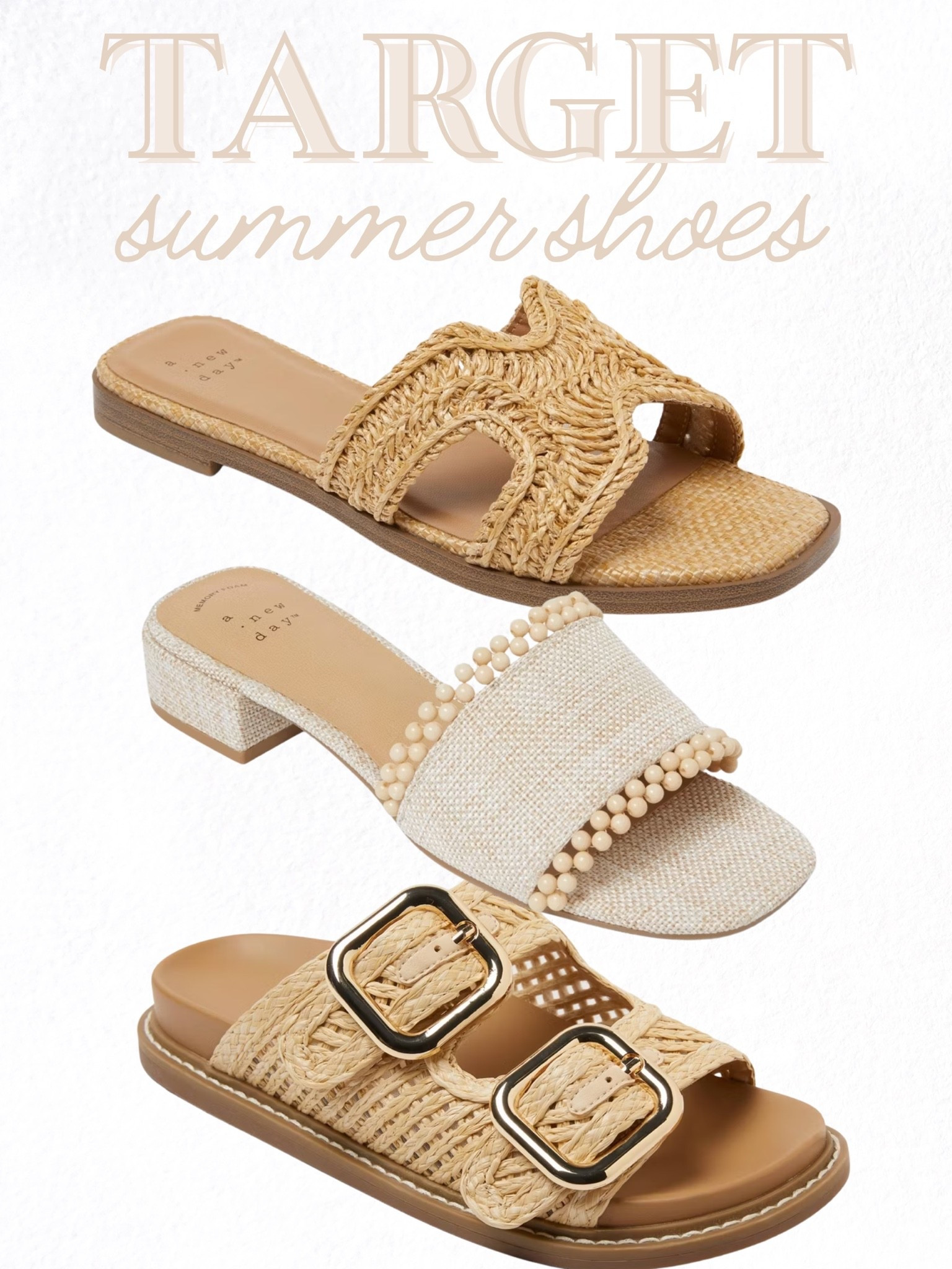 Target seriously has the BEST summer sandals 🫶🏼☀️

#LTKmomlife #LTKWorkwear #LTKWedding