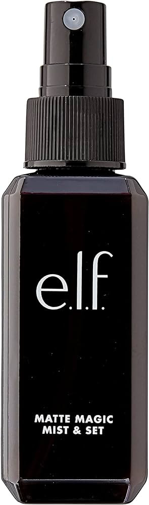e.l.f., Matte Magic Mist & Set - Small, Lightweight, Long Lasting, Mattifying, Revitalizes, Contr... | Amazon (US)