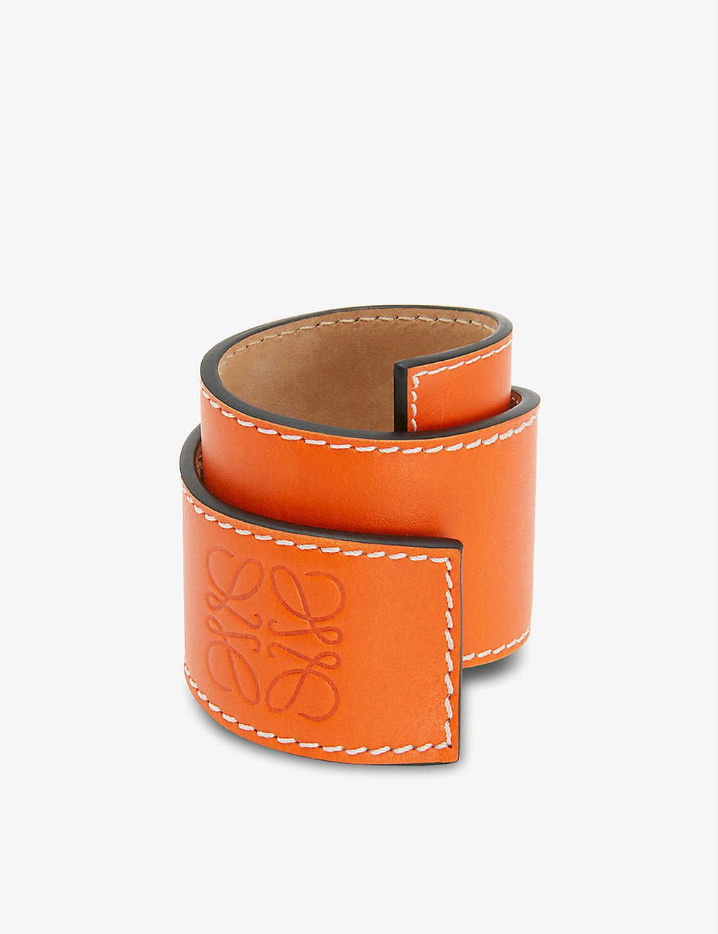 Small leather slap bracelet | Selfridges