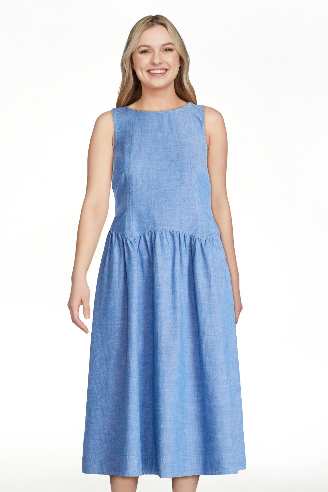 Free Assembly Women’s and Women's Plus Sleeveless Cotton Racer Back Maxi Dress, Sizes XS-4X | Walmart (US)