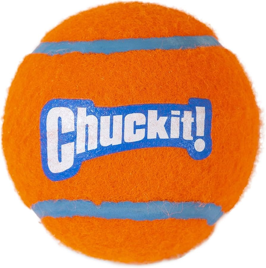 Chuckit! Chuckit Dog Tennis Ball Dog Toy, Large (3 Inch Diameter) for dogs 60-100 lbs, Pack of 2 | Amazon (US)