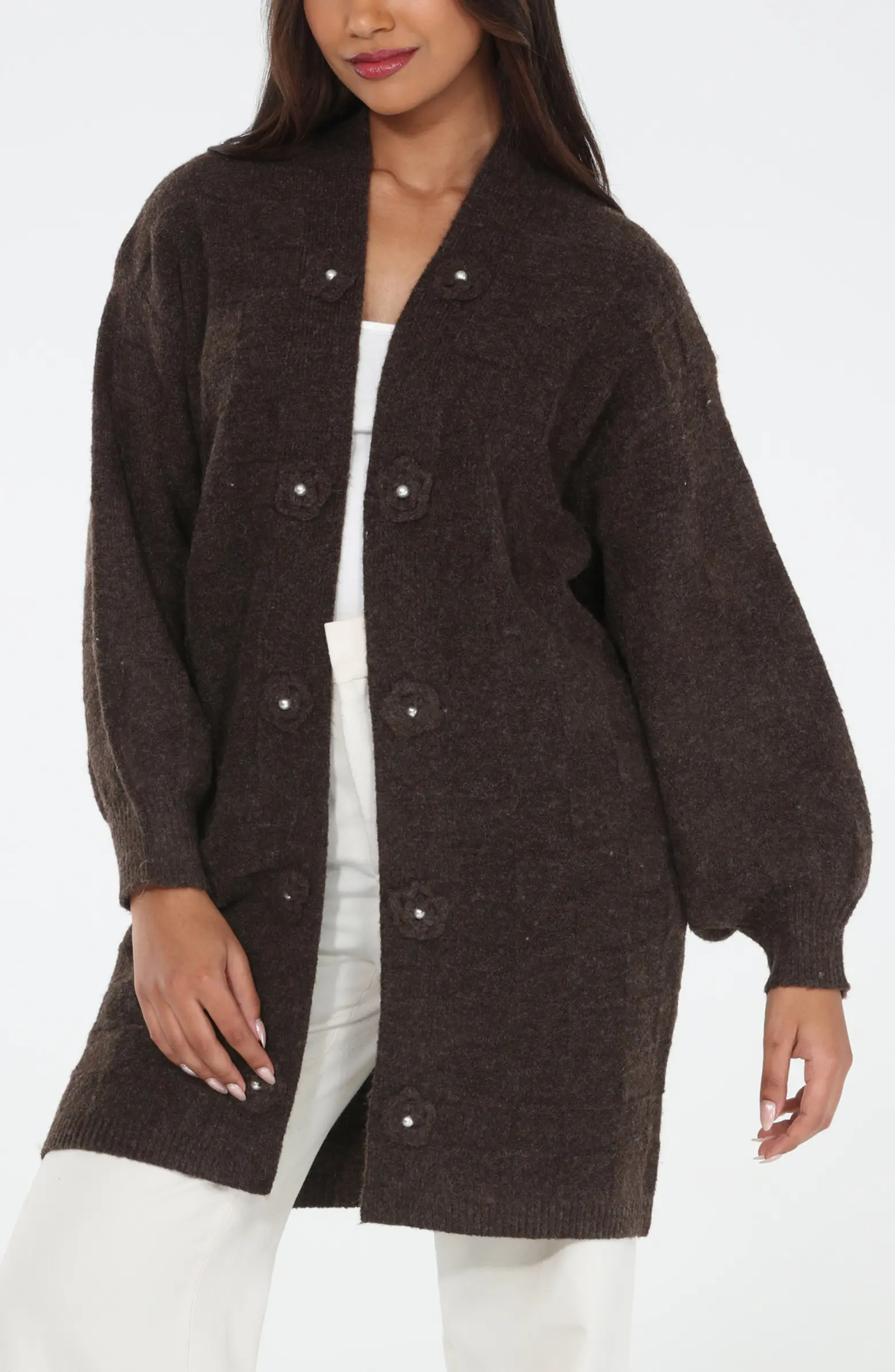 RAIN AND ROSE Longline Coatigan | Nordstromrack | Nordstrom Rack