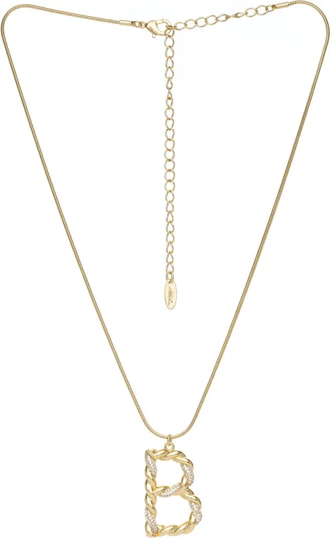Twisted Initial Pendant Necklace | Nordstrom