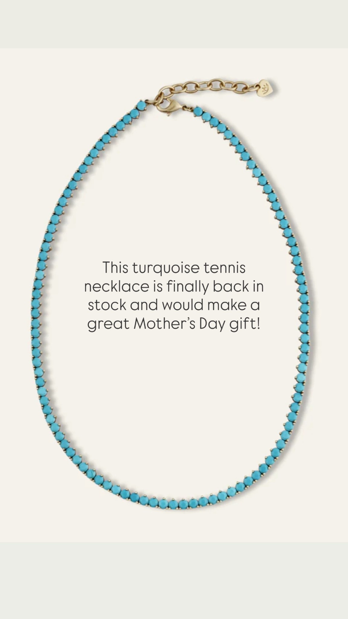 This turquoise tennis necklace is finally back in stock and would make a great Mother’s Day gift!

Gift guide, gifts fo her, gifts for mom, Mother’s Day 

#LTKootd #LTKMothersDay #LTKselfcare