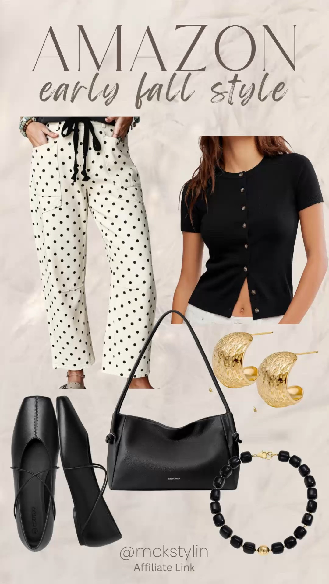 The cutest polka dot pants! A cute trendy look from Amazon.

#LTKootd #LTKSeasonal #LTKOver40