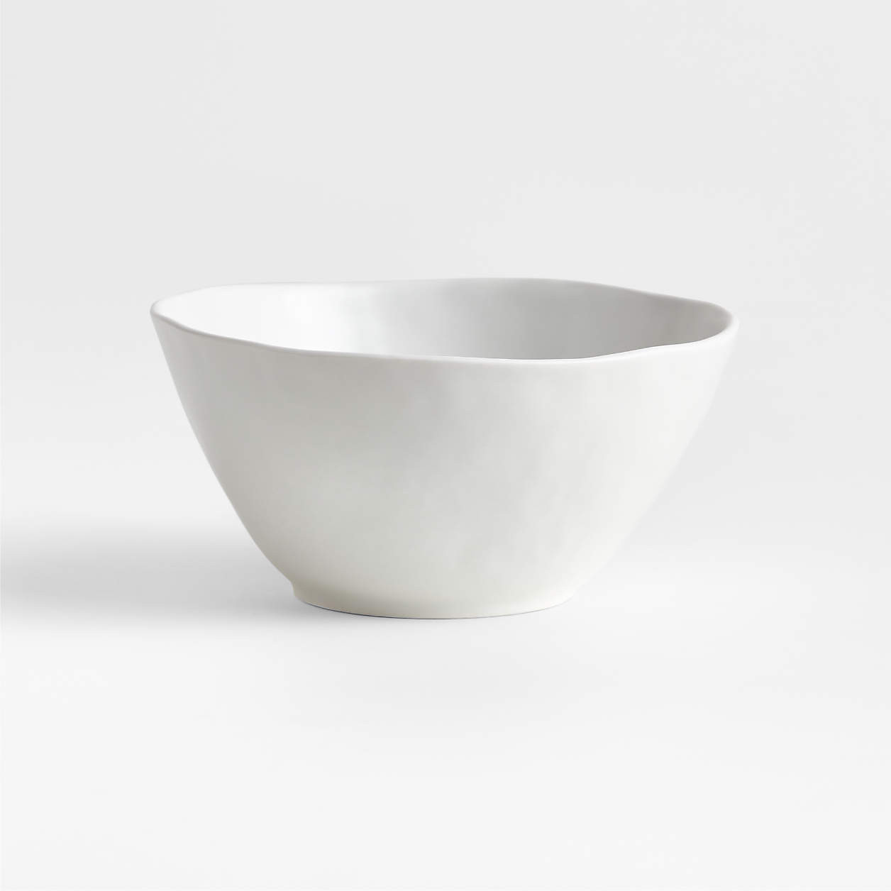 Mercer Matte White Porcelain Cereal Bowl + Reviews | Crate & Barrel | Crate & Barrel