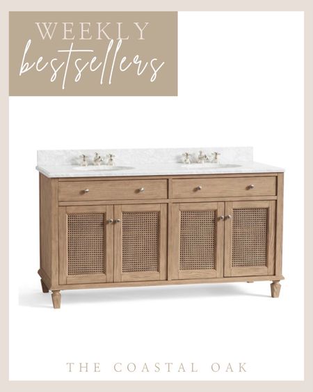 Pottery Barn bathroom vanity.



#LTKstyletip #LTKhome #LTKsalealert