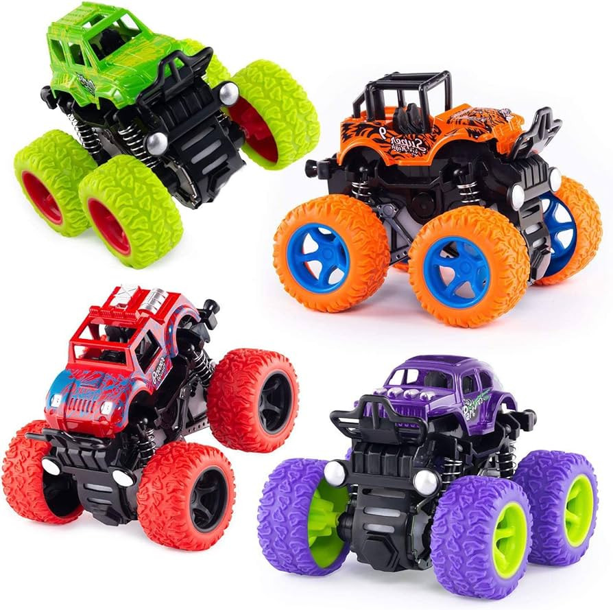 Monster Trucks Toys for Boys 3 4 5 6 Year Old, Friction Powered Car Toys for Toddlers Kids Ages 3... | Amazon (US)