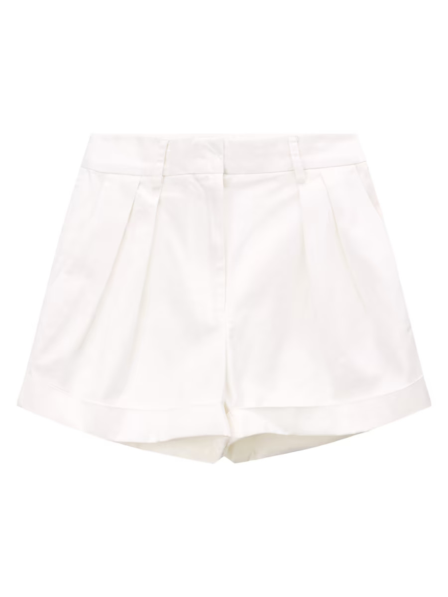 Luisa Pleated Shorts | Saks Fifth Avenue