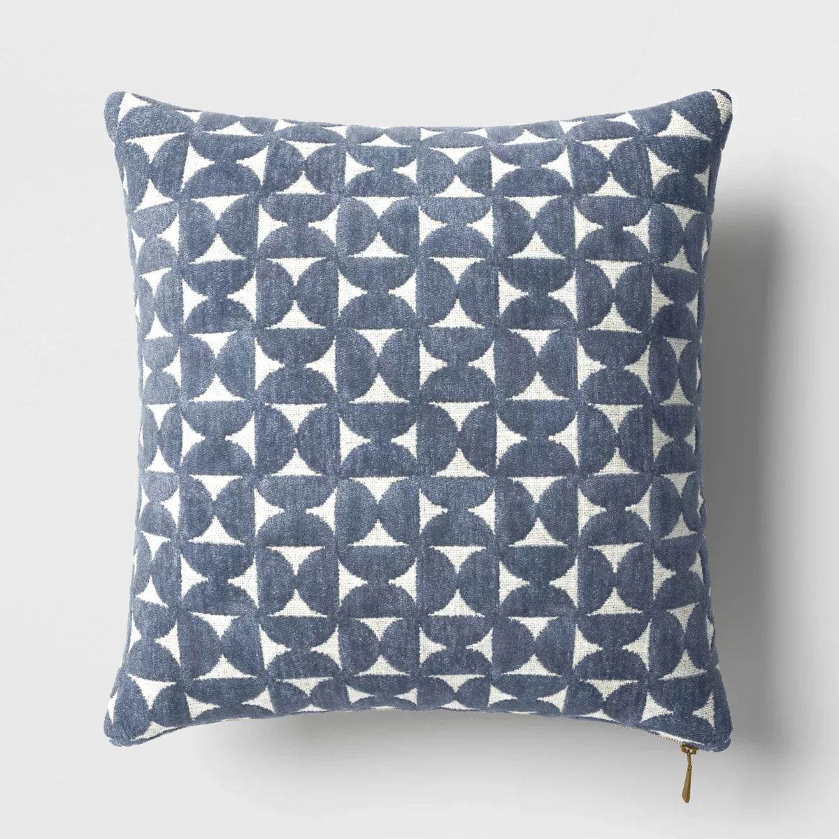 Velvet Jacquard Geo Square Throw Pillow - Threshold™ | Target