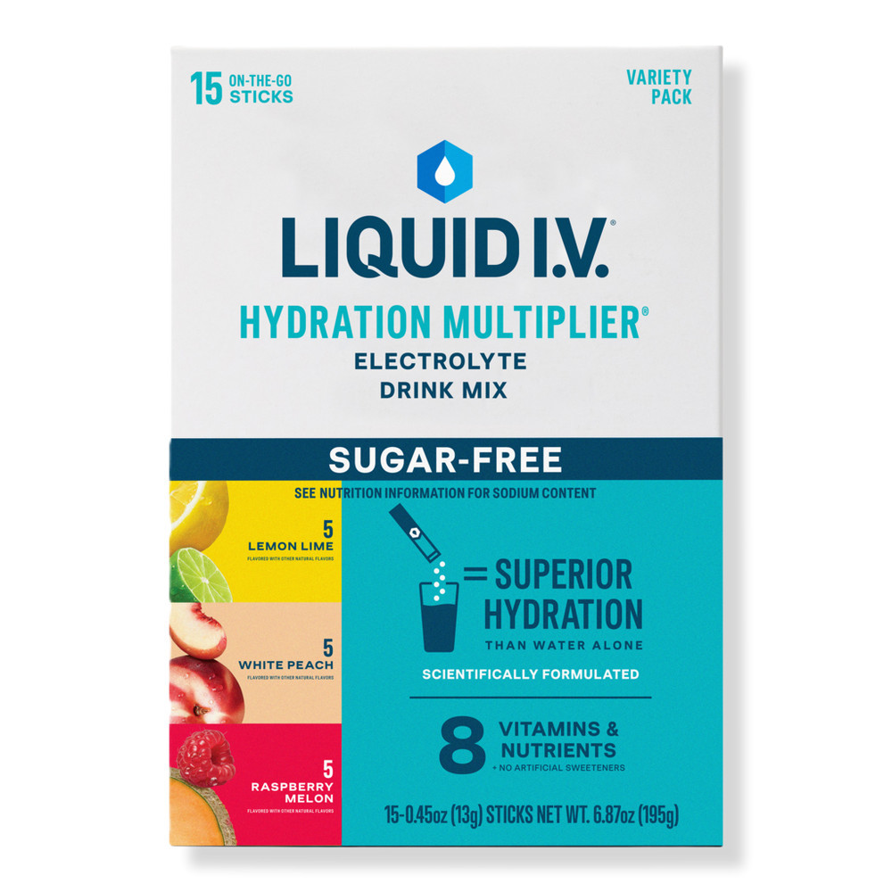 LIQUID I.V. Hydration Multiplier Electrolyte Drink Mix Sugar Free Variety Pack | Ulta