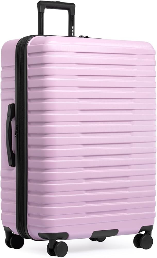 U.S. Traveler Boren Expandable Hardside Rugged Travel Luggage with 8 Spinner Wheels, Lavender, Ch... | Amazon (US)