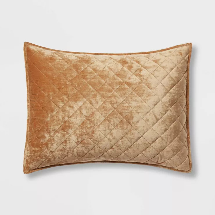 Velvet Diamond Stitch Quilt Sham - Threshold™ | Target