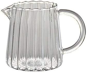 CHOOLD Elegant Wave Shaped Crystal Glass Creamer Coffee Milk Creamer Pitcher/Serving Pitcher/Sauc... | Amazon (US)