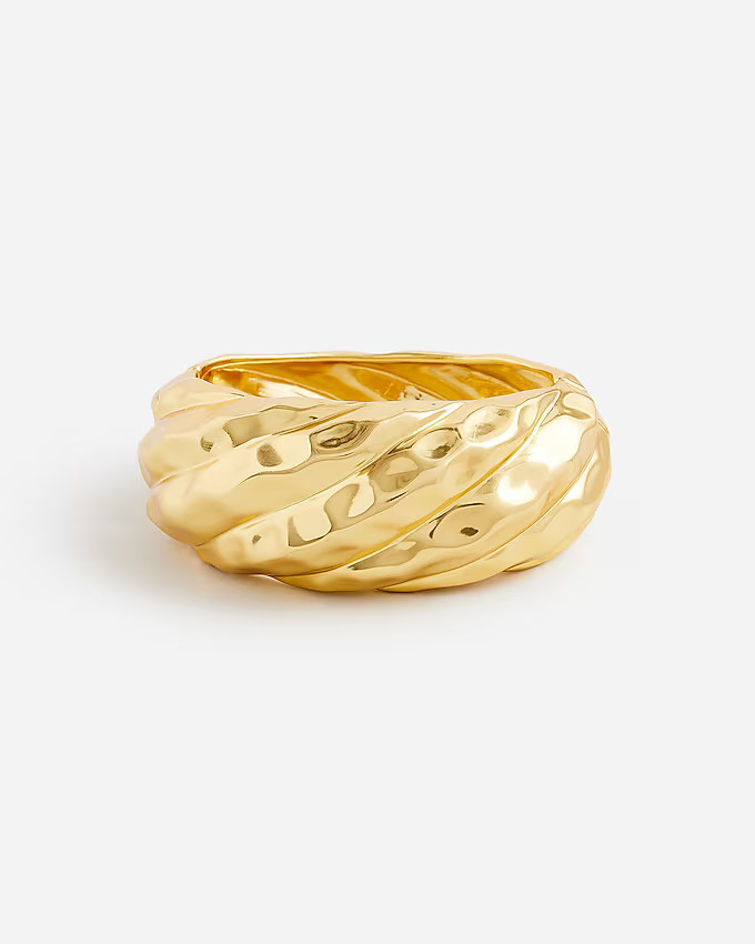 Textured hinge cuff bracelet | J. Crew US