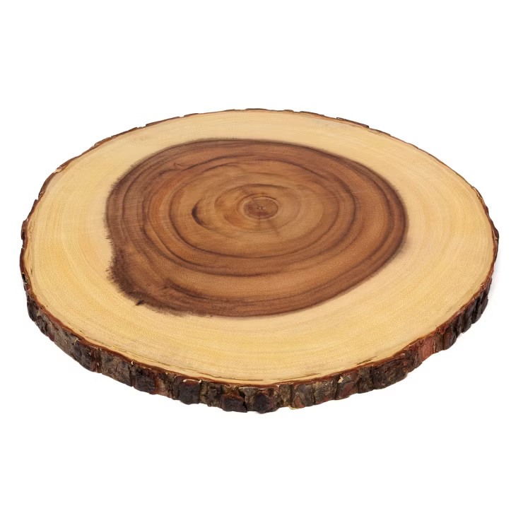 Lipper International Acacia Large Round Serving Platter | Target