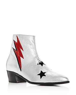 Modern Vice Women's Cutout Bolt Leather Embellished Booties | Bloomingdale's (US)