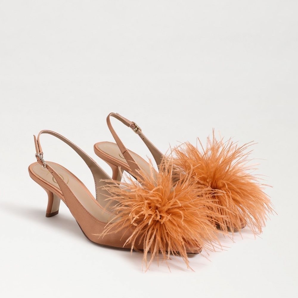 Bianka Feather Slingback Pump | Sam Edelman