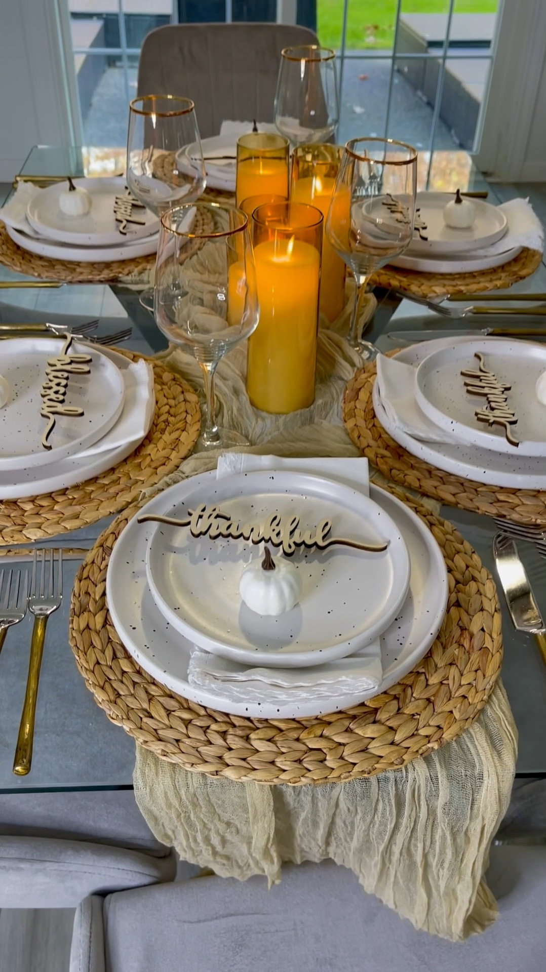 Thanksgiving table setting, fall tablescape

#LTKFallSale #LTKSeasonal #LTKHome