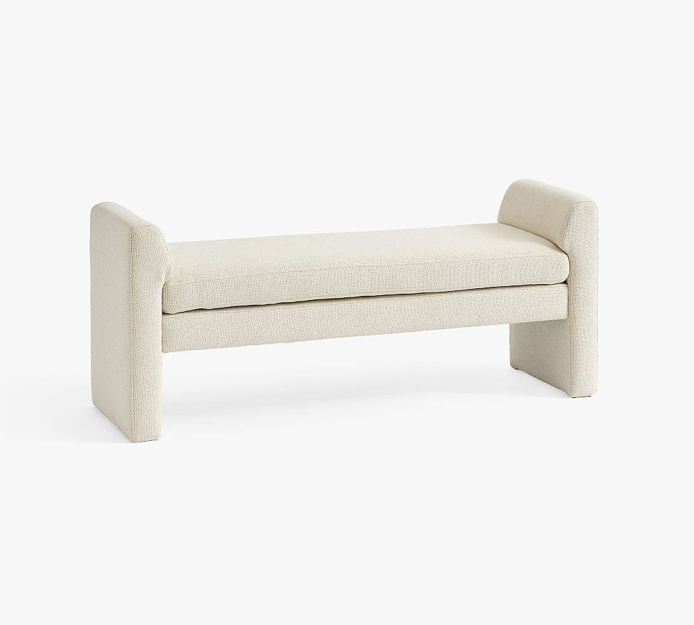 Max Upholstered Bench | Pottery Barn (US)