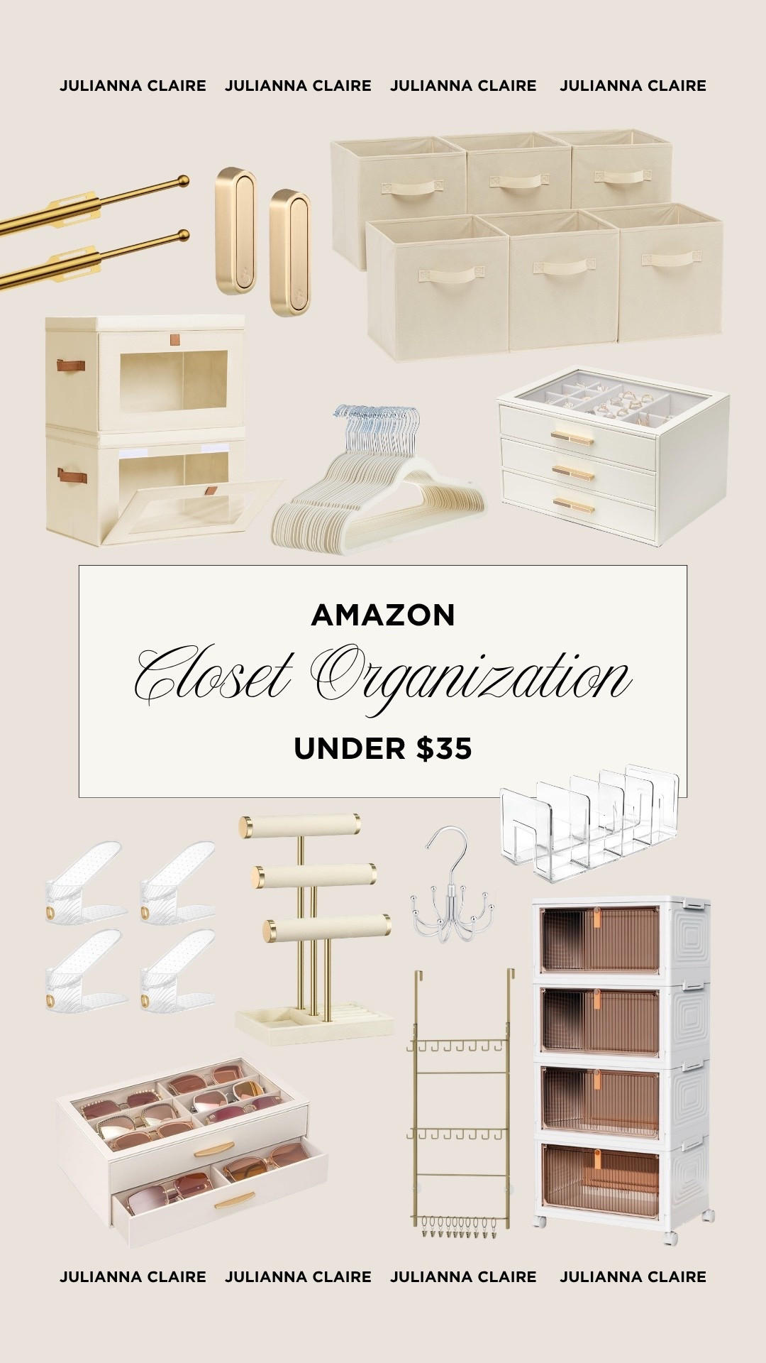 Amazon closet organization finds under $35!

#LTKootd #LTKHome