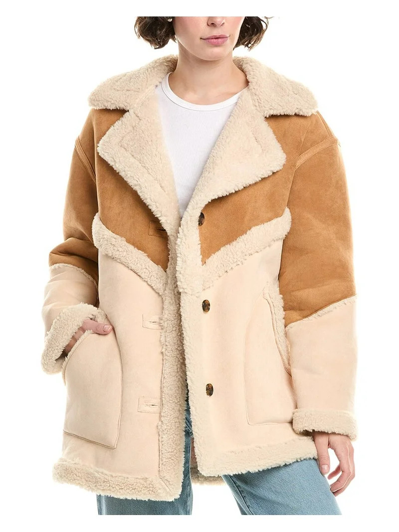 Blank NYC womens  Toffee Crunch Coat, m, Tan | Walmart (US)