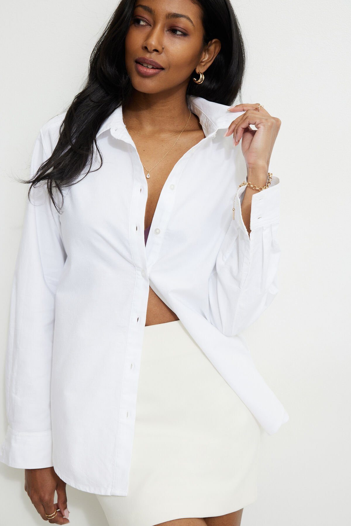 Sutton Oxford Shirt | Dynamite Clothing