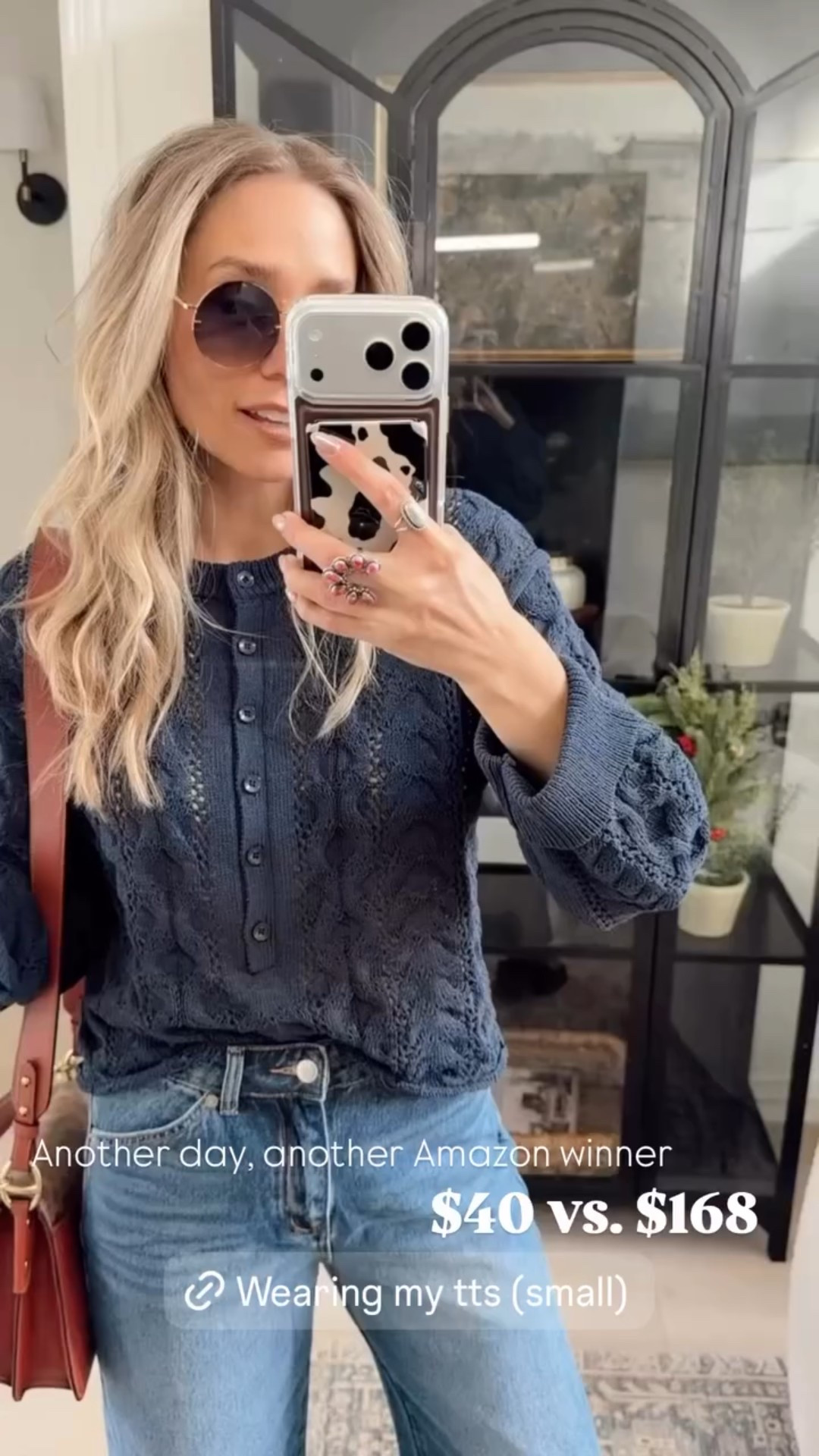 Save your money and go with this $40 version of the $168 Free People sweater❣️ 

This is a great winter to spring transition piece. Available in several color-ways.

Wearing my tts / small

5’5” // 120 lbs



#LTKgrwm #LTKootd