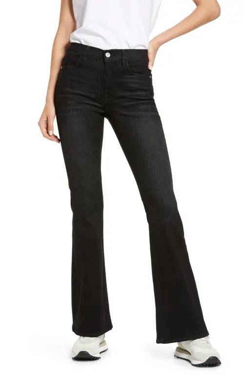 FRAME Le High Flare Jeans in Corvo at Nordstrom, Size 29 | Nordstrom