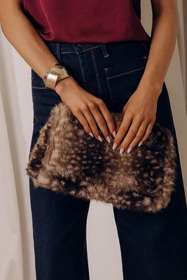 Rhianna Faux Fur Purse | Impressions Online Boutique