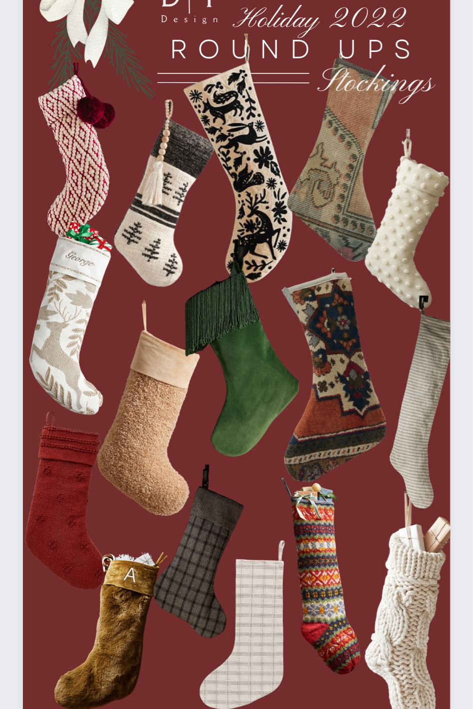 Stockings 2022! I’m all for the nostalgic look! But I also love the kilim, the knit, the faux fur, the plaids, the fringe… 😍

#LTKunder100 #LTKunder50 #LTKHoliday
