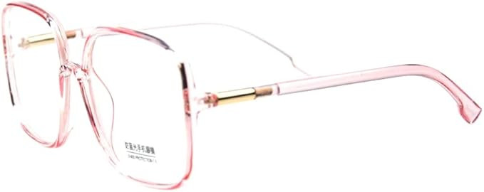 Shiratori Woman's New Retro Blue Light Blocking Glasses Big frame Nerd Eyeglasses Frame Anti Blue... | Amazon (US)