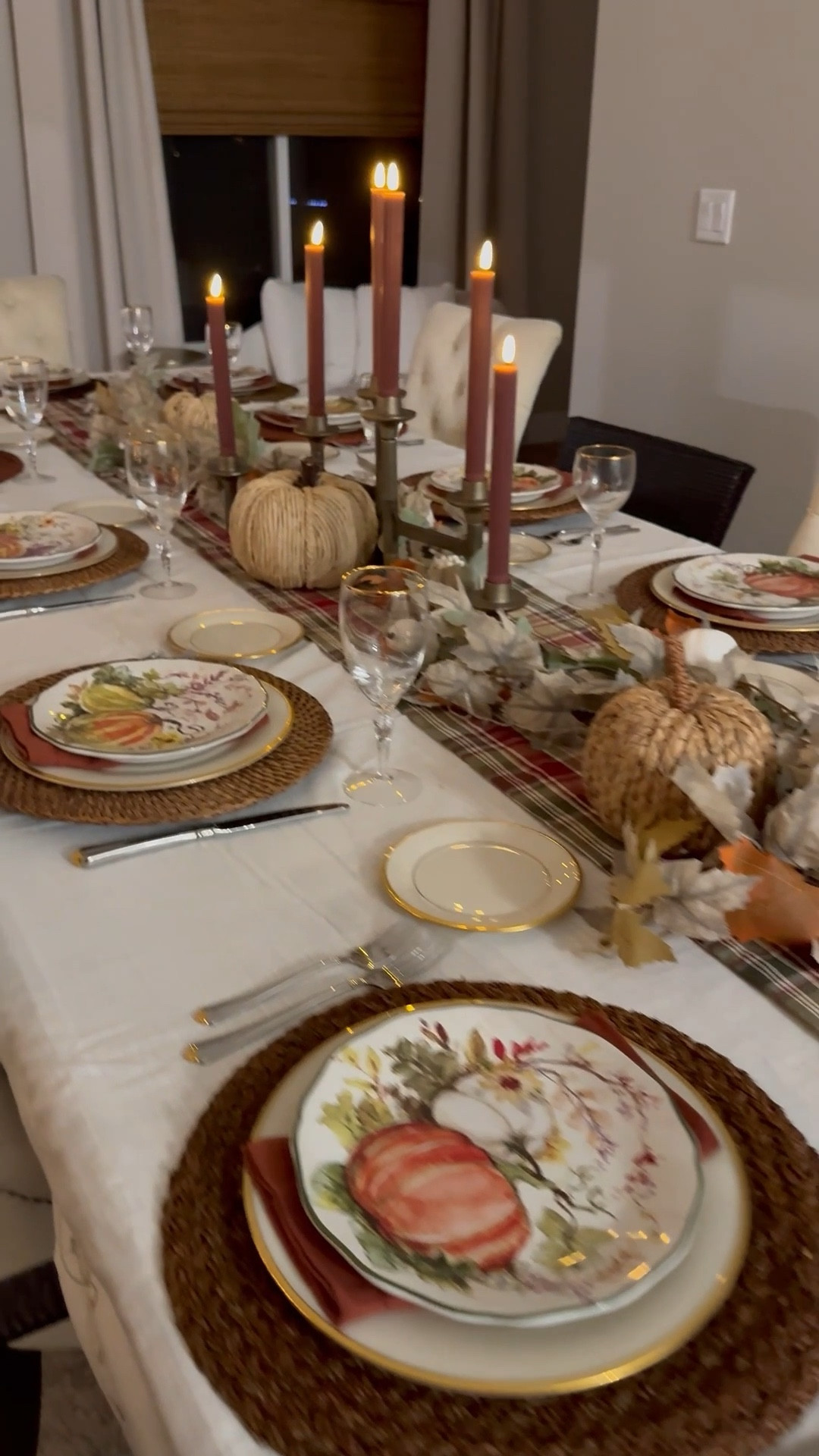 Ready for Thanksgiving and can’t wait to have my family and friends over tomorrow.  Thanksgiving table decor. 

#LTKdayinmylife #LTKHoliday #LTKHome