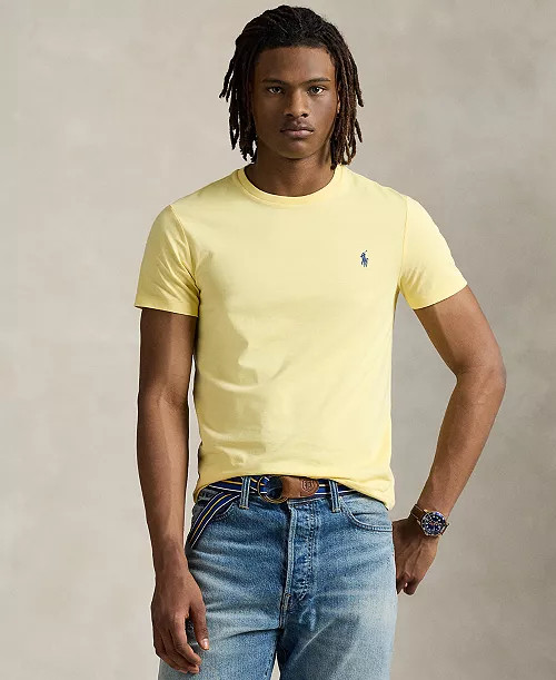 Polo Ralph Lauren Men's Classic Fit Crew Neck T-Shirt - Macy's | Macy's
