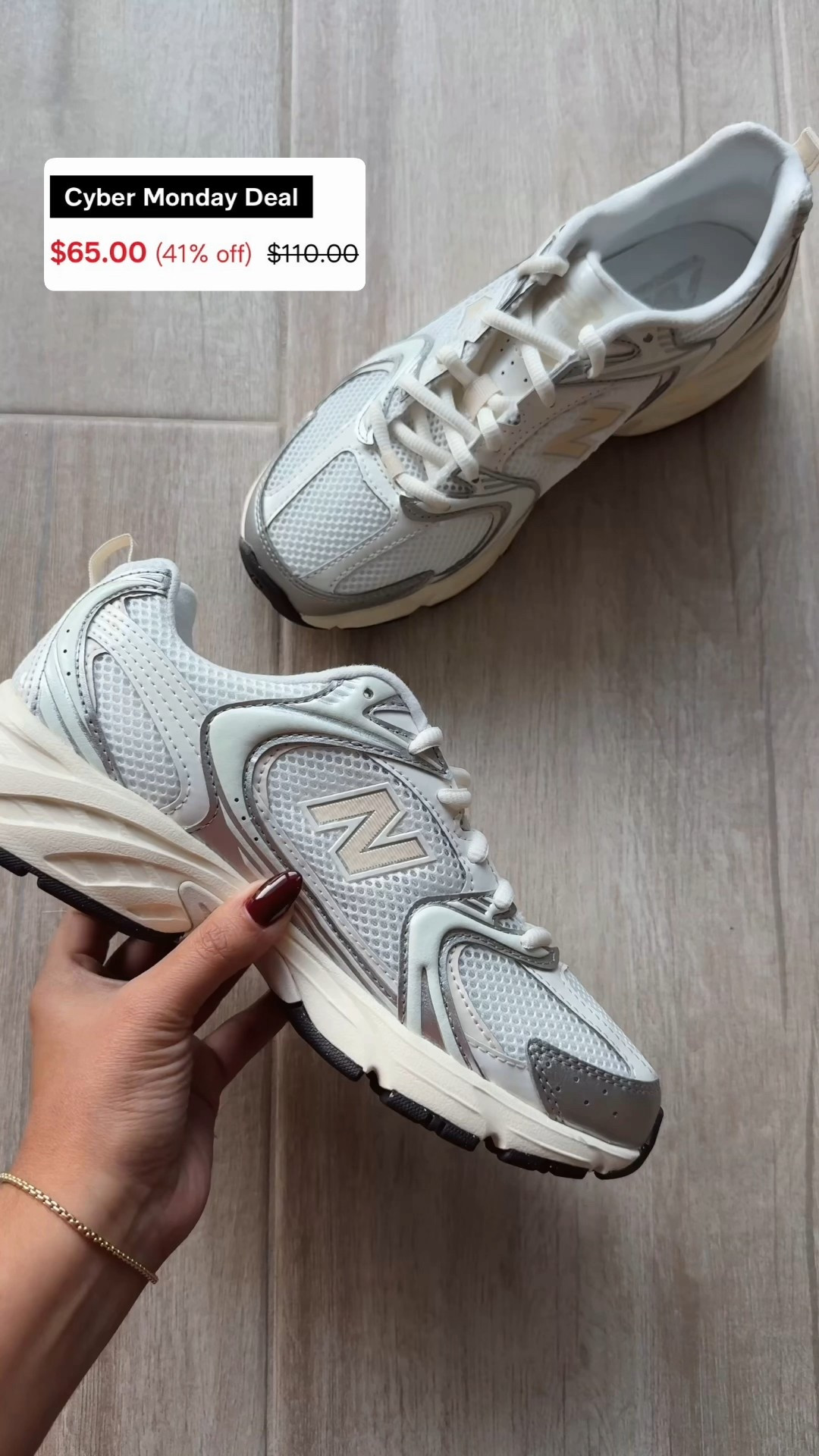 Cyber Monday Deal: These new balance 530s are so comfortable. I wore them to New York and they run true to size. The color is so perfect and goes with everything. 👟✨🤍

#LTKCyberWeek #LTKSaleAlert #LTKGiftGuide