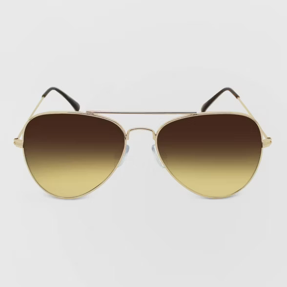 Women's Metal Aviator Sunglasses - Wild Fable™ | Target