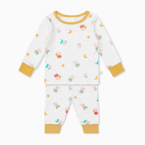 Women's Hydrangea Collared Pajama Set | Baby Mori (US)