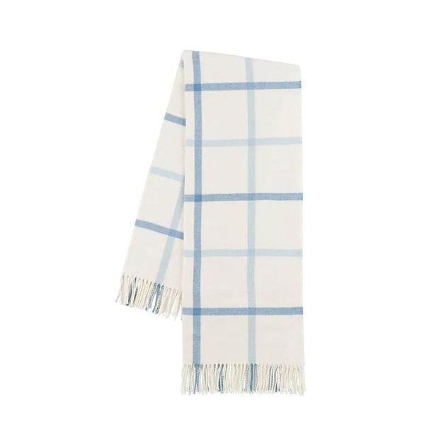 Sail Plaid Throw | Cailini Coastal