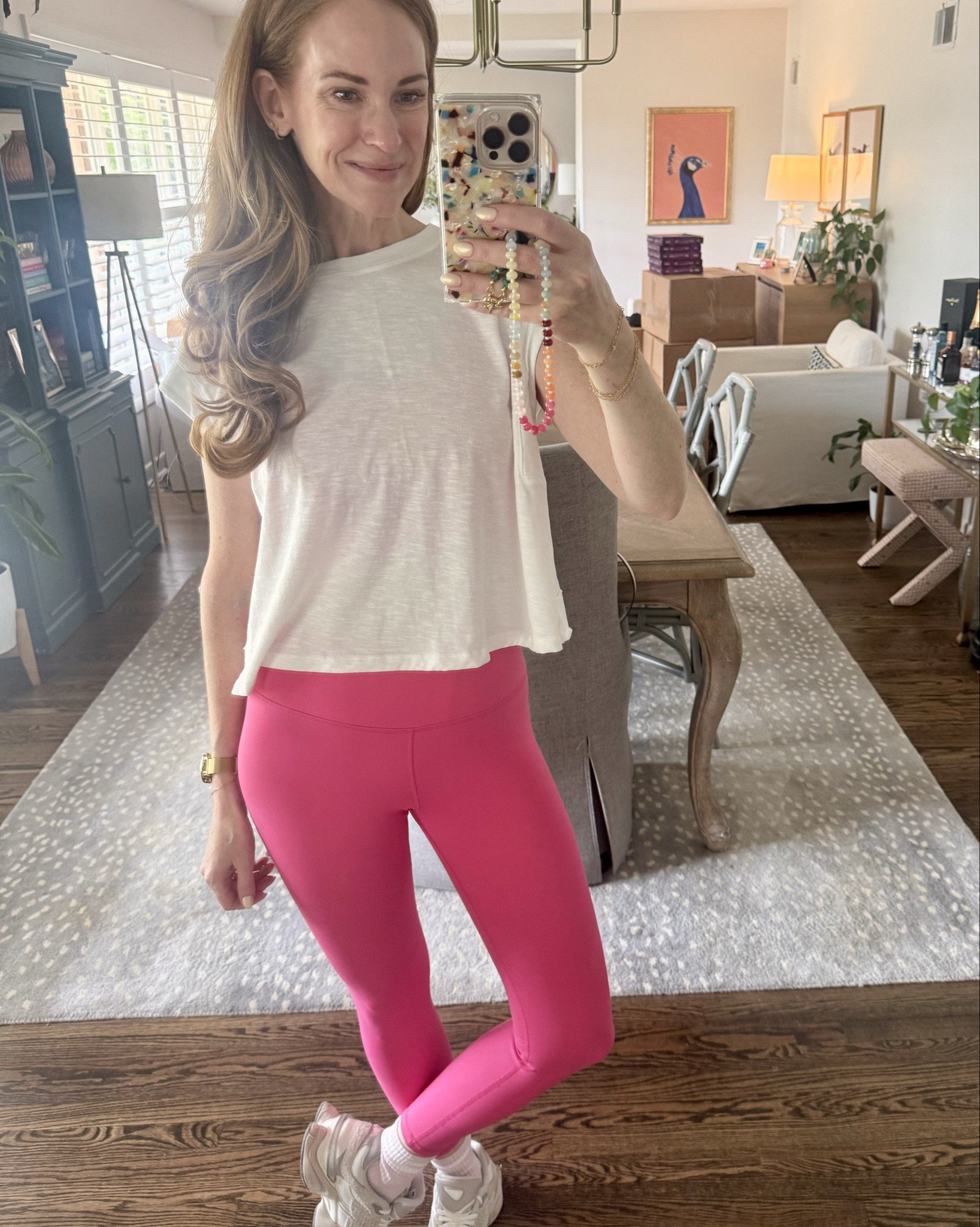 This entire cute workout / athleisure look is under $60! The Hanes leggings and sports bra are buttery soft and come in lots of colors and this open back white tshirt looks just like the $40 version. 

#LTKootd #LTKActive #LTKfitnessgoals